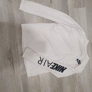 White Nike Air long sleeve